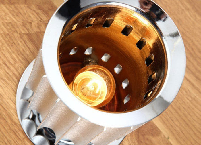 Focus your Vision Glass Table Lamp