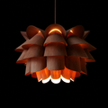 Forest Bloom Modern Ambient Wooden Pendant Light