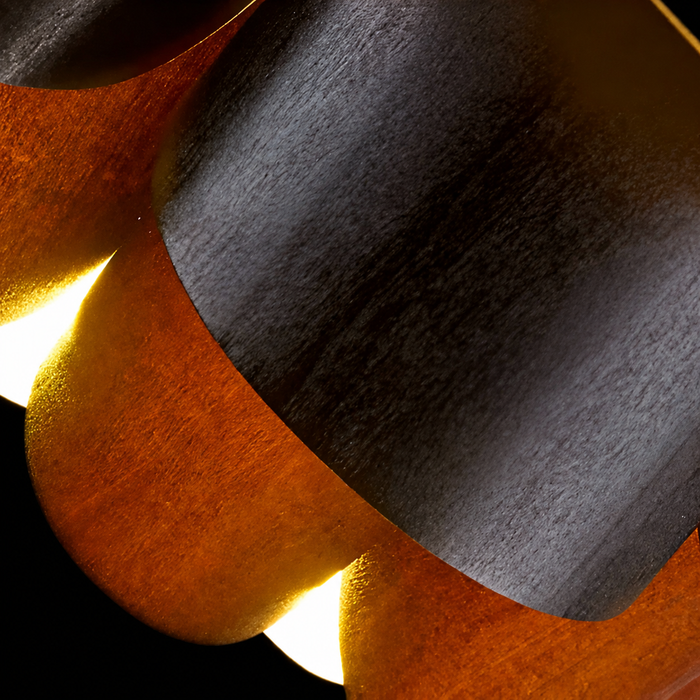Forest Bloom Modern Ambient Wooden Pendant Light