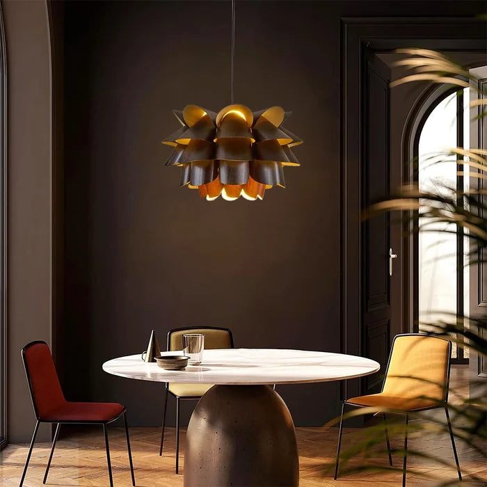 Forest Bloom Modern Ambient Wooden Pendant Light