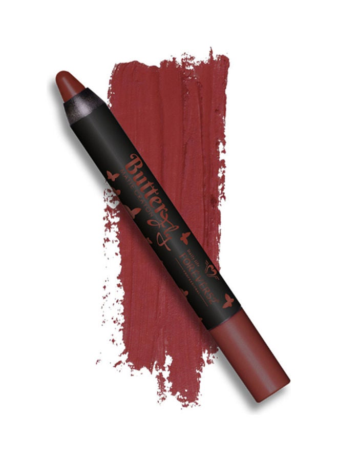 FOREVER52 Butterfly Matte Crayon Brik Red