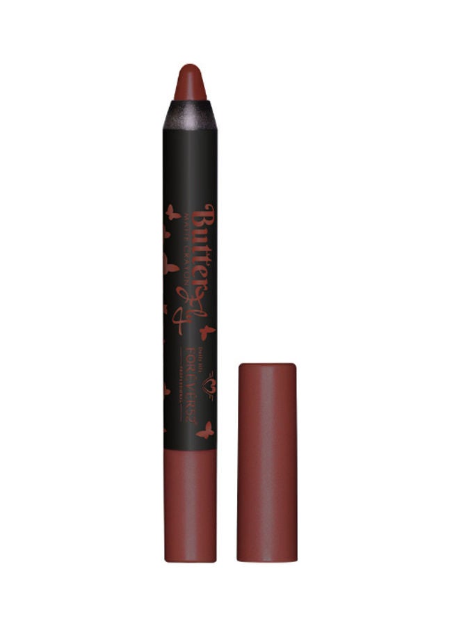 FOREVER52 Butterfly Matte Crayon Brik Red