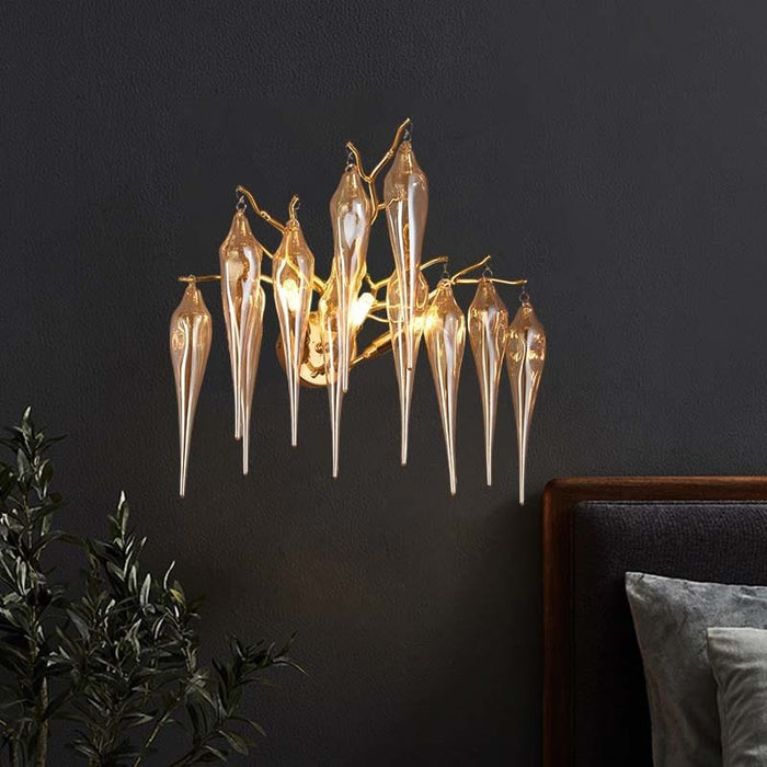 Frozen Drop (Amber) Wall Lamp