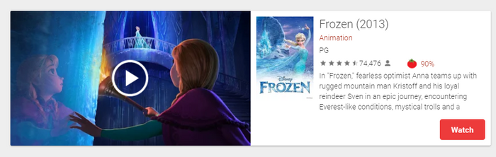 Frozen Google TV HD Digital Code (Redeems in Google TV; HD Movies Anywhere & HDX Vudu & HD iTunes Transfer Across Movies Anywhere)