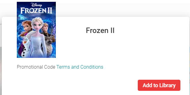Frozen II Google TV HD Digital Code (Redeems in Google TV; HD Movies Anywhere & HDX Vudu & HD iTunes Transfer Across Movies Anywhere)