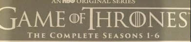 Game Of Thrones Seasons 1-6 Google TV HD Digital Code (60 Episodes, 6 Seasons, 1 Code)