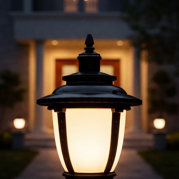 Garden Path Pillar Lantern Light