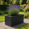 GARDRA Polyester plantenbak 100x40x40 cm - Zwartgrijs (RAL 7021) - Doika - Plantenbak - GARDRA -  - DOIKA-BP-06-RAL-7021
