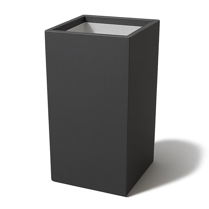 GARDRA Polyester plantenbak 40x40x80 cm - Zwartgrijs (RAL 7021) - Doika - Plantenbak - GARDRA -  - DOIKA-CP-2.2-RAL-7021