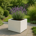 GARDRA Polyester plantenbak 60x60x40 cm - Zuiver Wit (RAL 9010) - Doika - Plantenbak - GARDRA -  - DOIKA-AP-03.1-RAL-9010