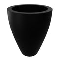 GARDRA Polyester plantenbak Ø 51x59 cm - Gitzwart (RAL 9005) - Doika - Plantenbak - GARDRA -  - DOIKA-DP-1 9005
