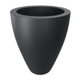 GARDRA Polyester plantenbak Ø 51x59 cm - Zwartgrijs (RAL 7021) - Doika - Plantenbak - GARDRA -  - DOIKA-DP-1 7021