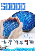 Gel Blaster Beads (50000pcs), 7-8mm Water Beads Gel Balls Bullets Made of Non-Toxic Water Ball