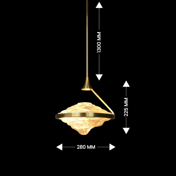 Gilded Frost Pendant Chandelier