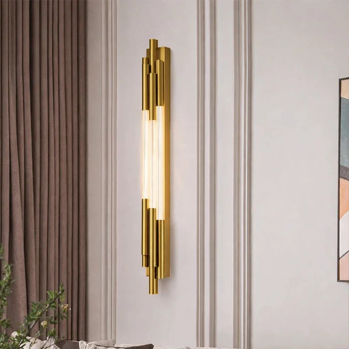 Gilded Skyline Wall Light