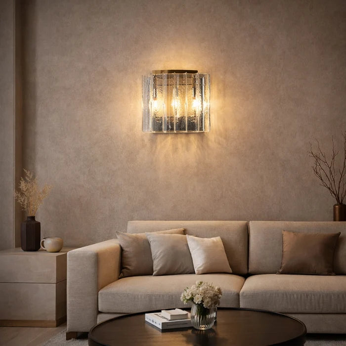 Glacera Prism Glass Wall Light
