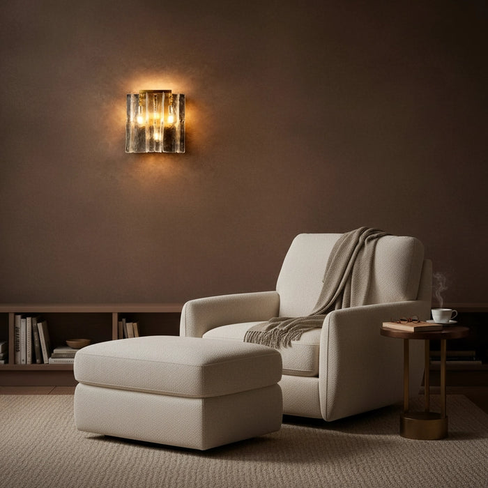 Glacera Prism Glass Wall Light