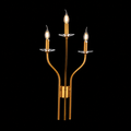 Glimmering Ember Candlestick Wall Sconce