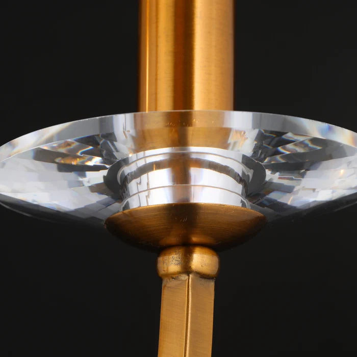Glimmering Ember Candlestick Wall Sconce