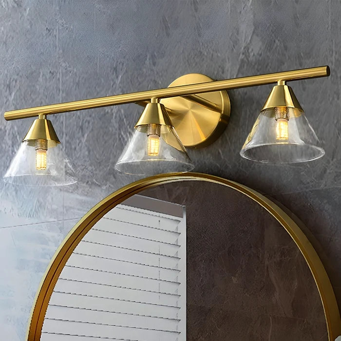 Gold Vanity Contemporary Mirror Light