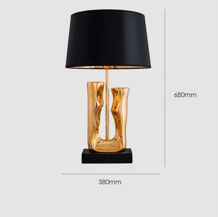 Golden Bloom (Resin) Table Lamp