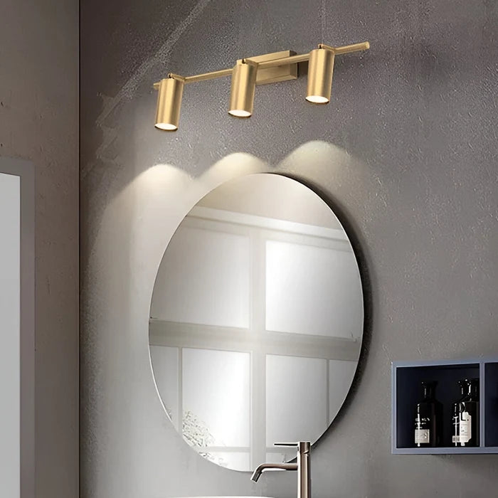 Golden Triad Mirror Light