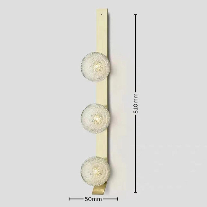 Golden Trio Bubble Wall Light