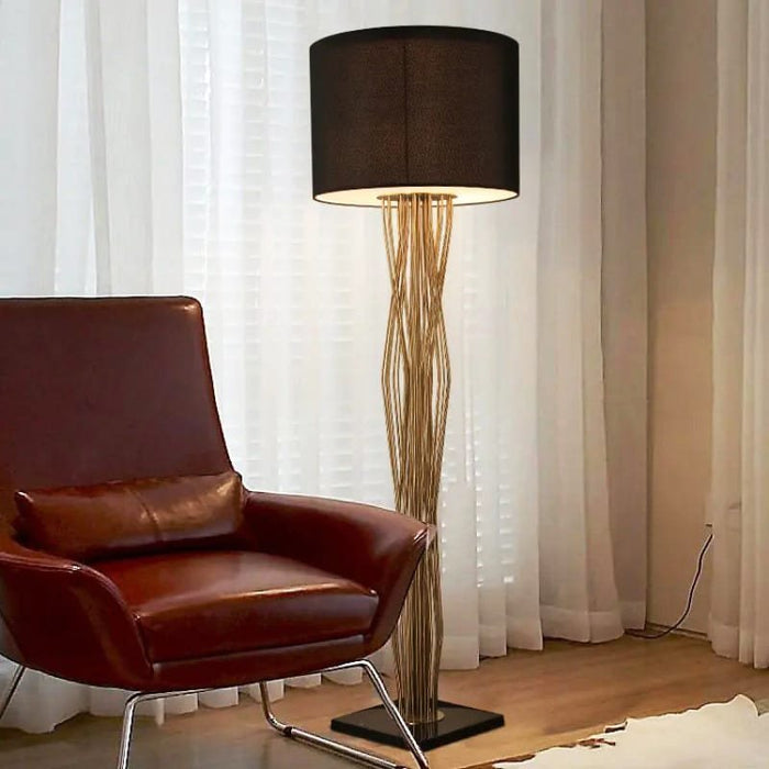 GoldenShadow Floor Lamp