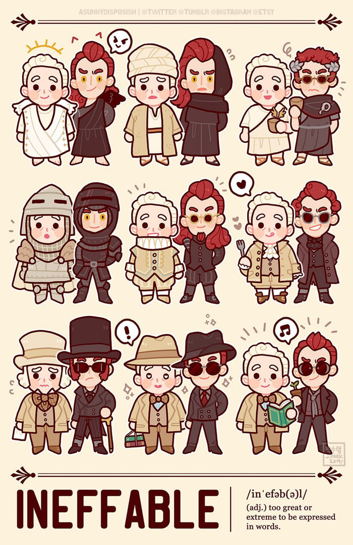 Good Omens Ineffable Husbands Print