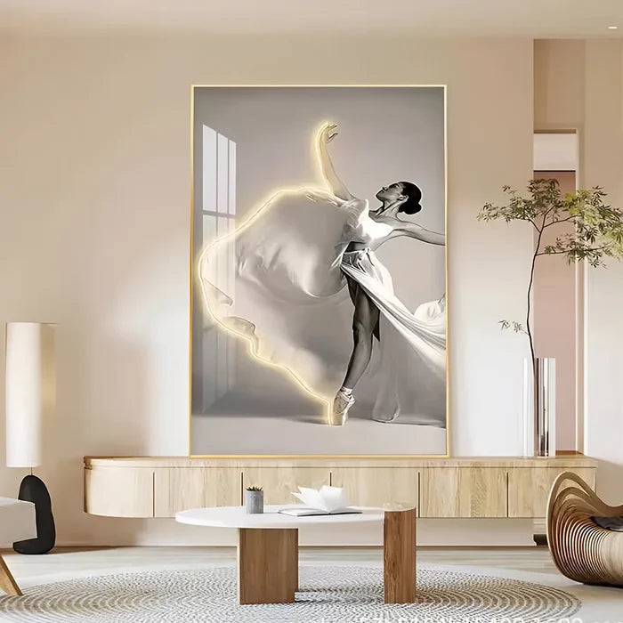 Graceful Ballerina Elegant Dance Wall Art