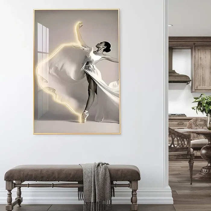 Graceful Ballerina Elegant Dance Wall Art