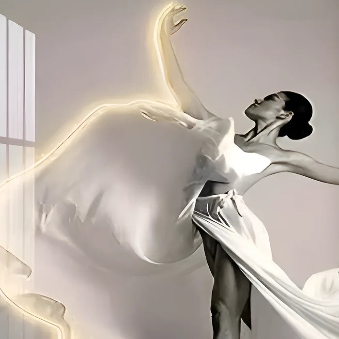 Graceful Ballerina Elegant Dance Wall Art