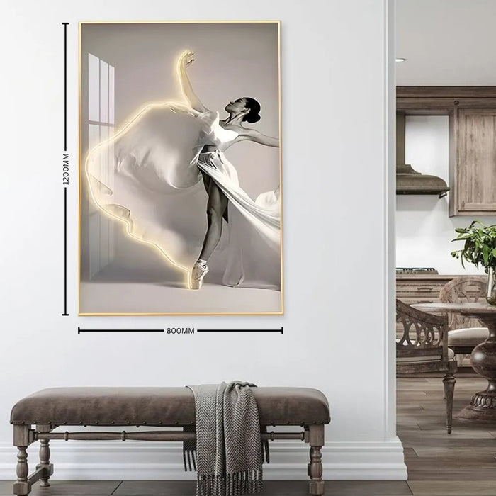 Graceful Ballerina Elegant Dance Wall Art