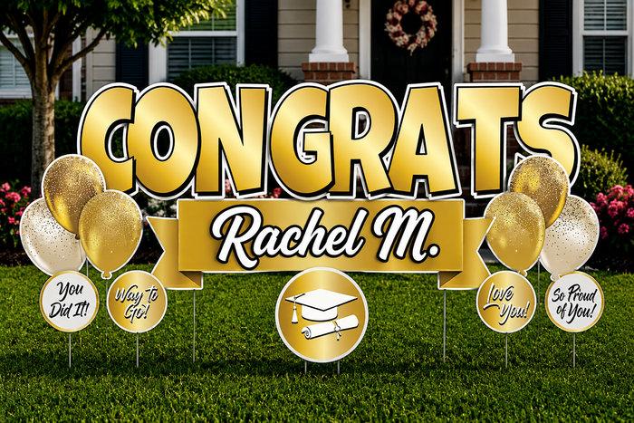 Graduation Yard Sign
