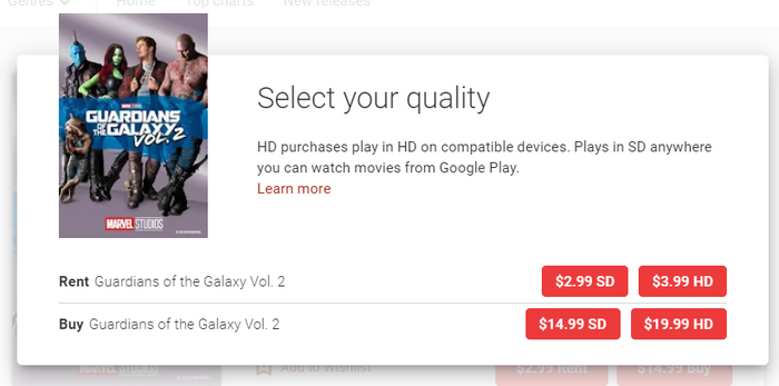 Guardians of the Galaxy Vol. 2 Google TV HD Digital Code (Redeems in Google TV; HD Movies Anywhere & HDX Vudu & HD iTunes Transfer Across Movies Anywhere)