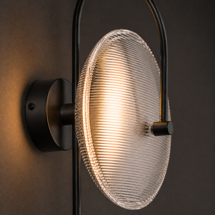 Halo Disc Arc Wall Sconce
