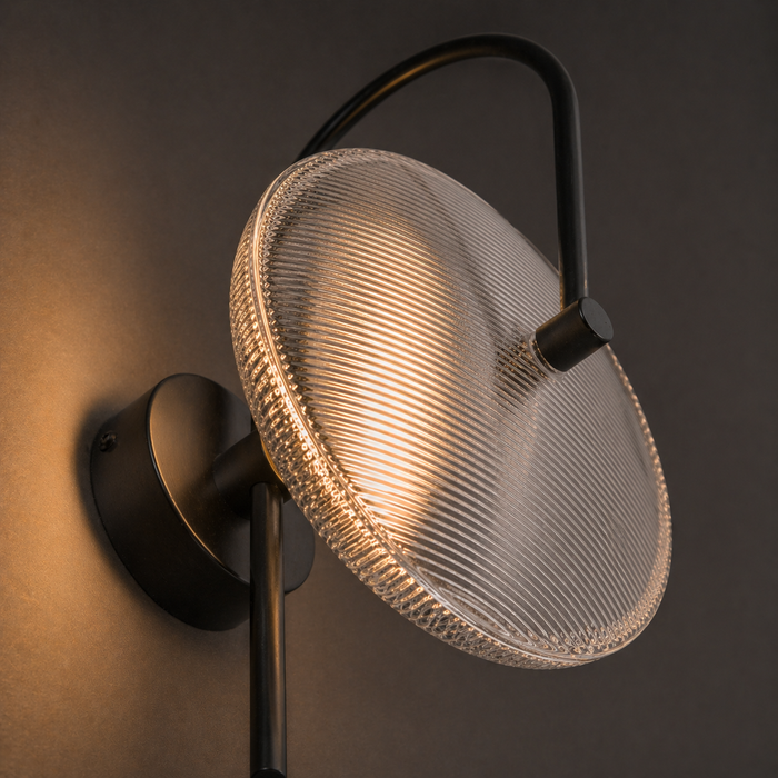 Halo Disc Arc Wall Sconce