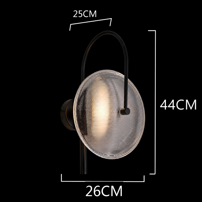 Halo Disc Arc Wall Sconce