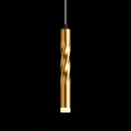 Helios Twist Modern Gold Pendant Light