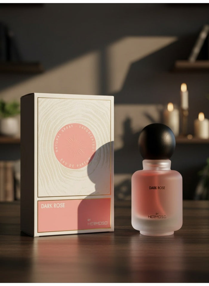 Hermoso Dark Rose Eau de Parfum 100ml | Luxurious Floral & Fruity Scent for Women | Long-Lasting EDP