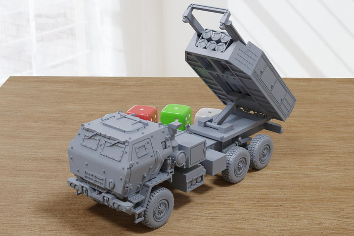 HIMARS M142 - Modern War - 3D Printed Miniature Wargaming Combat Vehicle