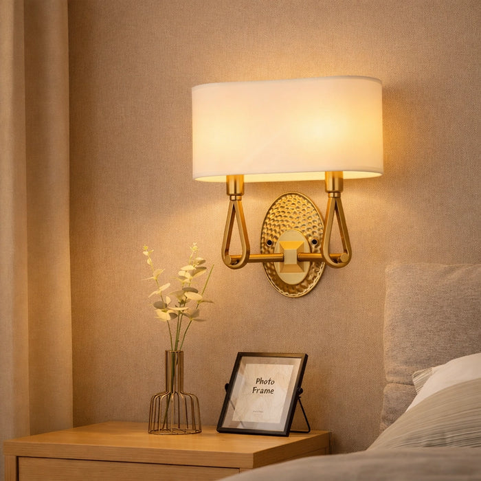 Honeycomb Loom Double Sconce