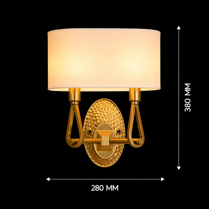 Honeycomb Loom Double Sconce