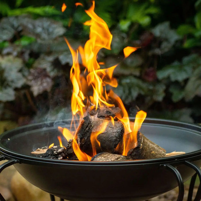 Hotmax Heat Logs in a firepit