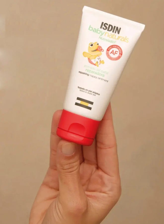ISDIN Baby Natural Af Ointment [50Ml] - Protective Diaper Ointment For Persistent Irritation, Redness, And Fungal Protection