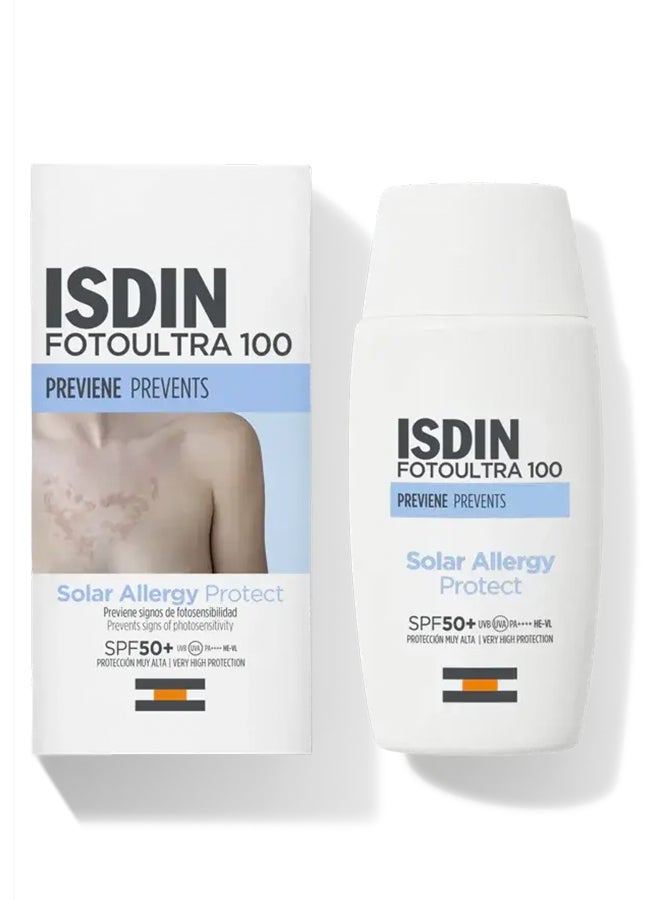 ISDIN Fotoprotector Solar Allergy SPF 50+ [50Ml] - Specialized Sunscreen That Prevents And Relieves Symptoms Of Sun Allergy And Photosensitivity