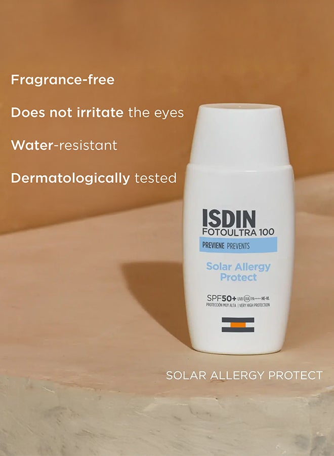 ISDIN Fotoprotector Solar Allergy SPF 50+ [50Ml] - Specialized Sunscreen That Prevents And Relieves Symptoms Of Sun Allergy And Photosensitivity