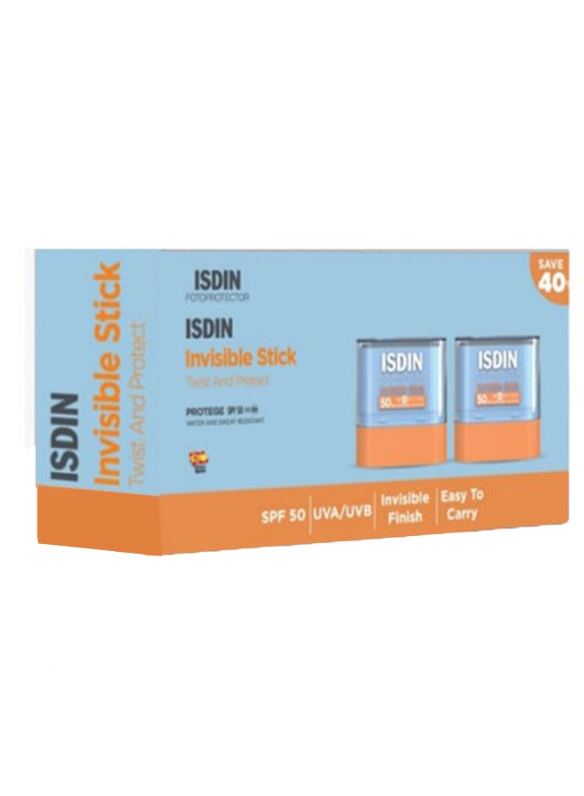 ISDIN Invisible Stick SPF50 Bundle - SAVE 40%