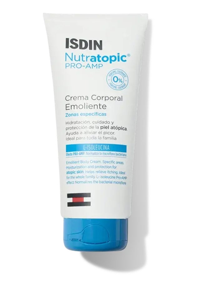 ISDIN Nutratopic Pro-Amp Emollient Cream [200Ml] - Daily Care For Atopic Skin That Strengthens The Skin Barrier And Prevents Flare-Ups