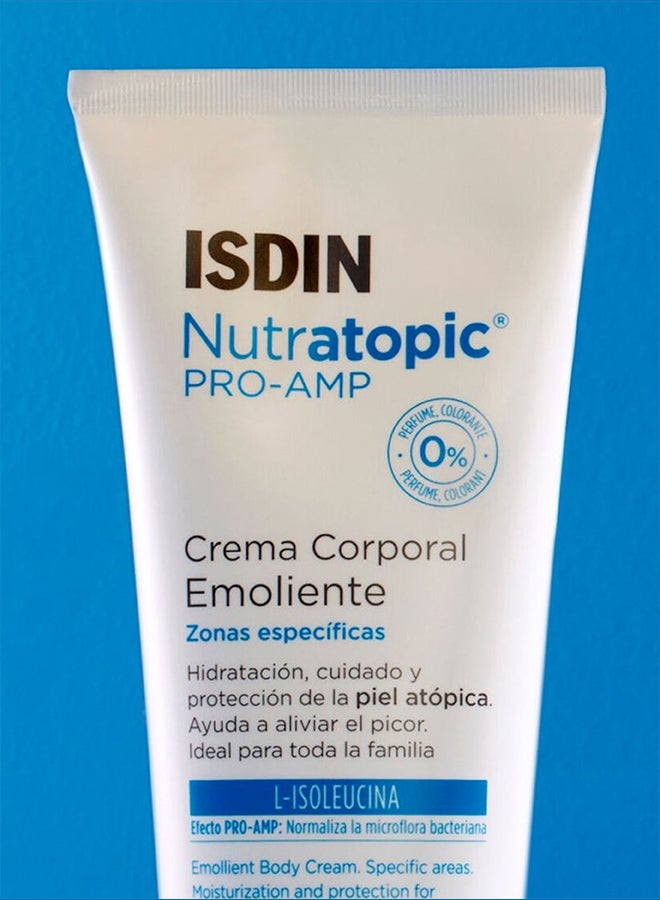 ISDIN Nutratopic Pro-Amp Emollient Cream [200Ml] - Daily Care For Atopic Skin That Strengthens The Skin Barrier And Prevents Flare-Ups